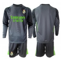 Camiseta Real Madrid Portero Tercera Equipación Replica 2025-26 para niños mangas largas (+ Pantalones cortos)